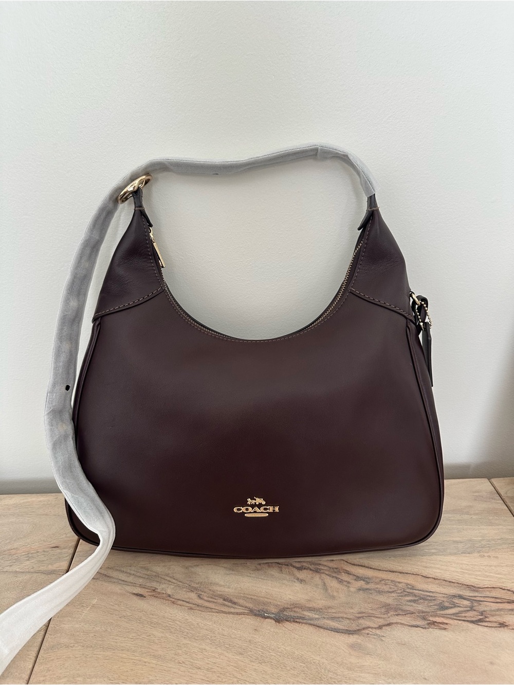 Coach Ella Bag Maple Leather with Gold Hardware